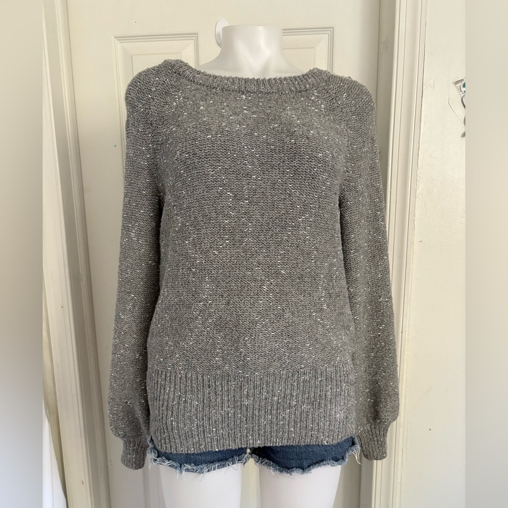 LC Lauren Conrad Heather Gray Women's Sweater - Picture 5 of 14